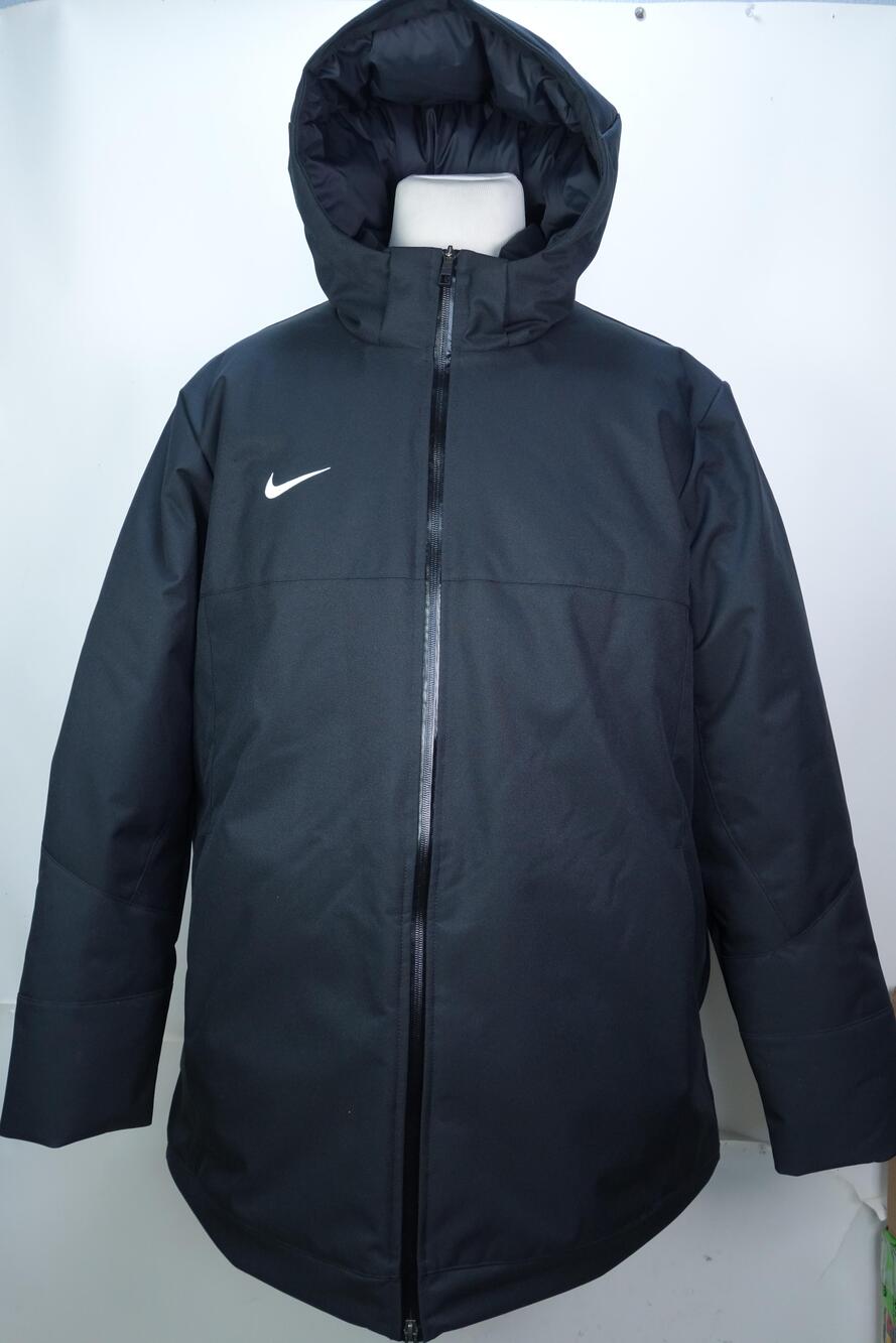 Nike Storm Fit 550 Duck Down Parka Jacket Mens 2XL Black Hooded Long DJ6526-010